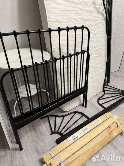 Детская кровать икеа minnen (миннен) матрас