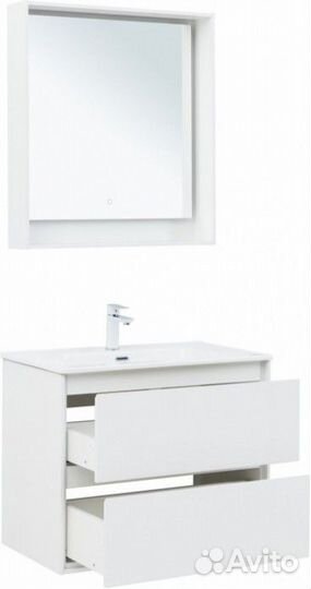 Мебель для ванной Aquanet Милан 80 белая