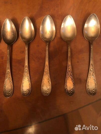 Ложки мельхиор разные