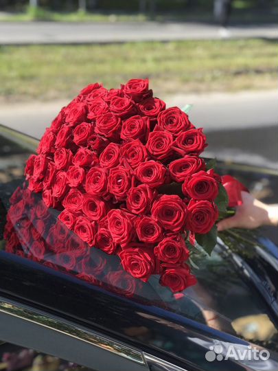 Цветы оптом розы, 201 роза, 101 роза