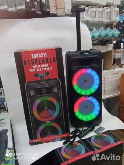 Портативная Bluetooth колонка ZQS-8211, 40Вт