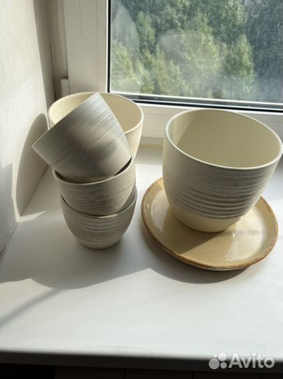 Горшки кашпо керамические для растений