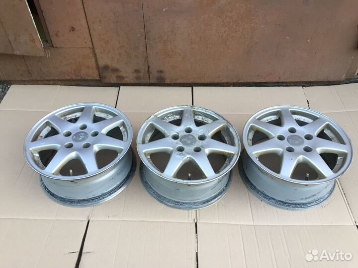 Литые диски R15 5x112 3 штуки