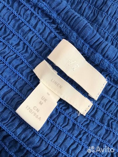Льняной топ h&m