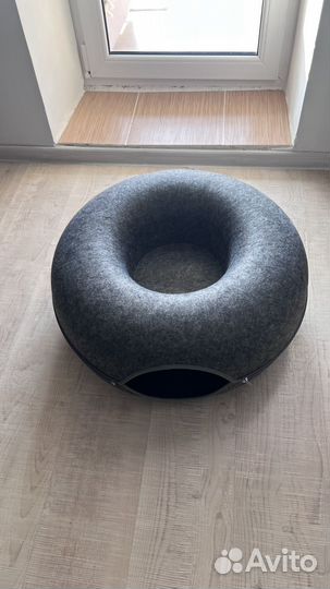 Двойная лежанка для кошек и собак мелких пород