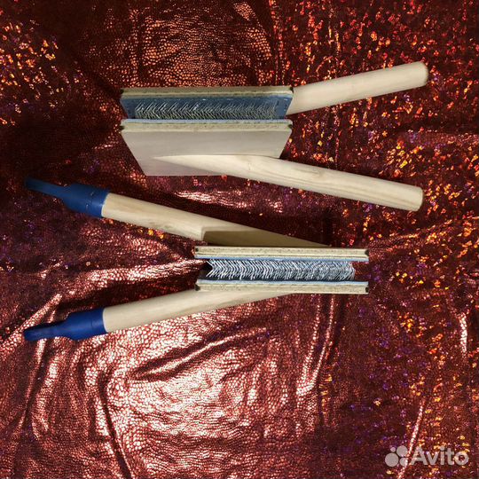 Чески (кардер ручной) для шерсти и пуха