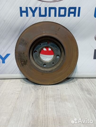 Тормозной диск перед Hyundai solaris Лев, Прав