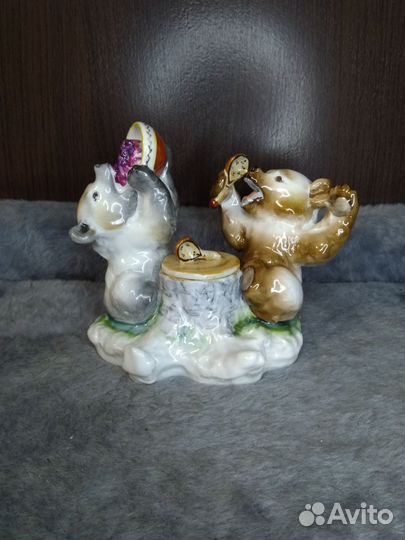 Статуэтка чернильница Мишки