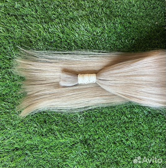 Натуральные волосы для наращивания, славянка