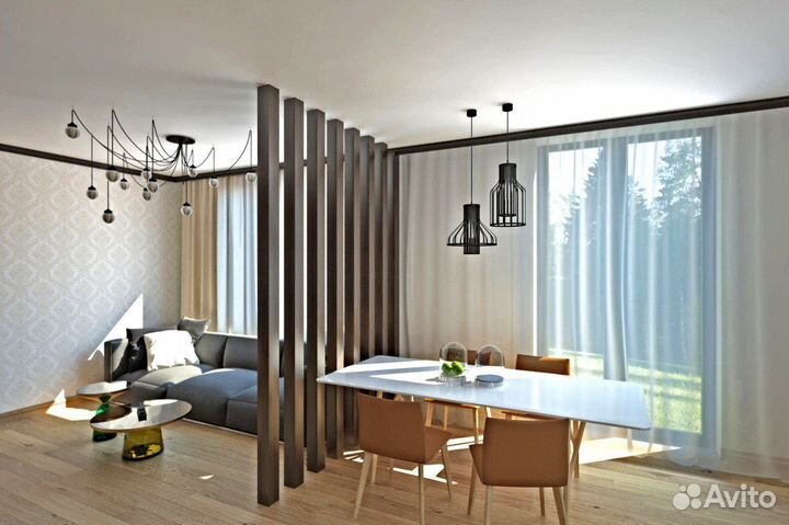 Декоративная перегородка, рейка