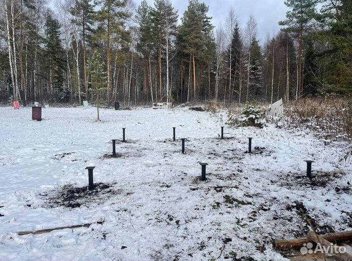 Винтовые сваи под ключ