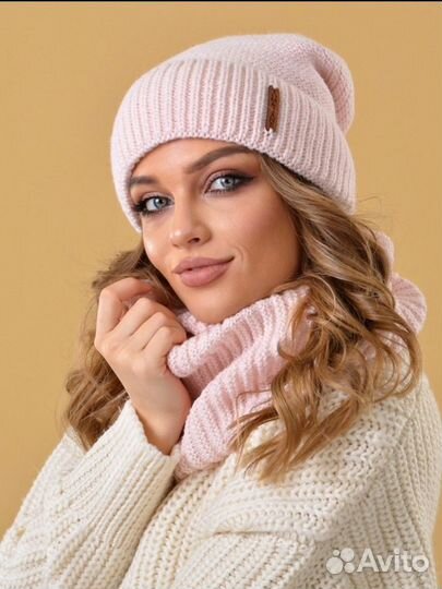 Новая шапка+снуд