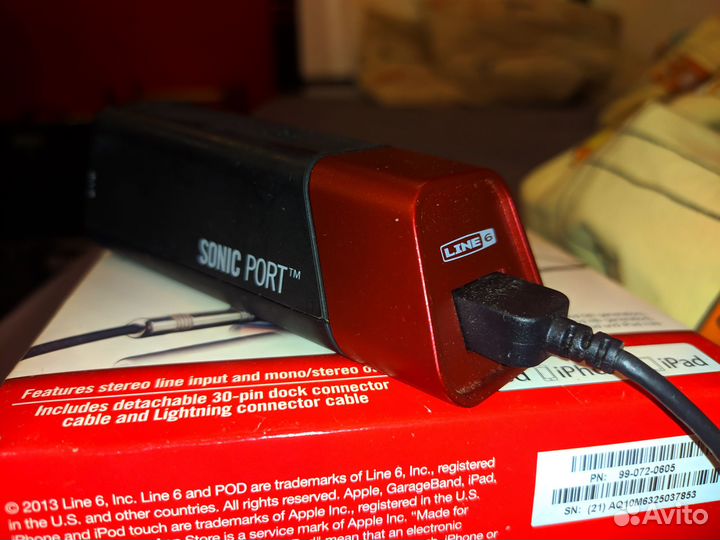 Line 6 Sonic Port, аудиоинтерфейс для iPhone, iPad