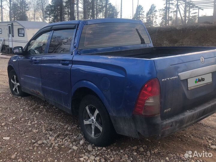 SsangYong Actyon Sports 2.0 МТ, 2008, 220 000 км