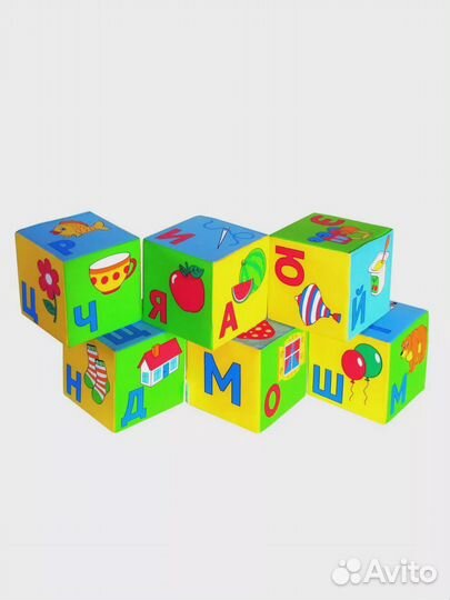 Мягкие кубики игрушки