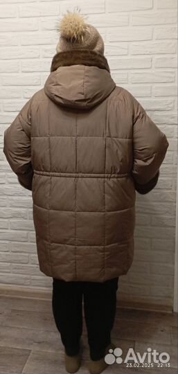 Пуховик зимний женский 60р