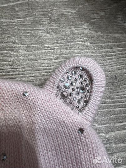 Шапочка для новорожденной девочки Orso Bianco