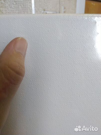 Холст на подрамнике новый 35х70 см