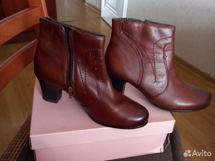 Ботильоны натуральная кожа 39 40
