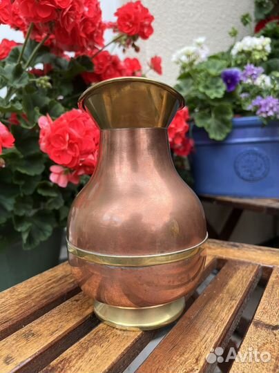 Винтажный Английский Медный Кувшин