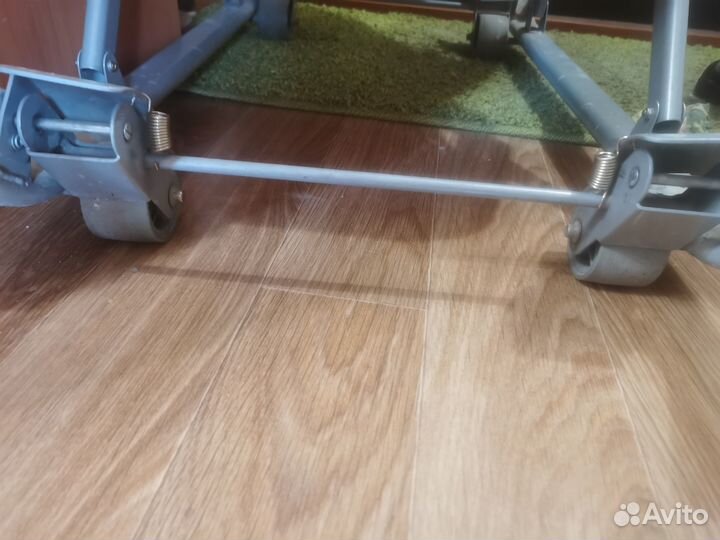 Детские санки коляска с колесами