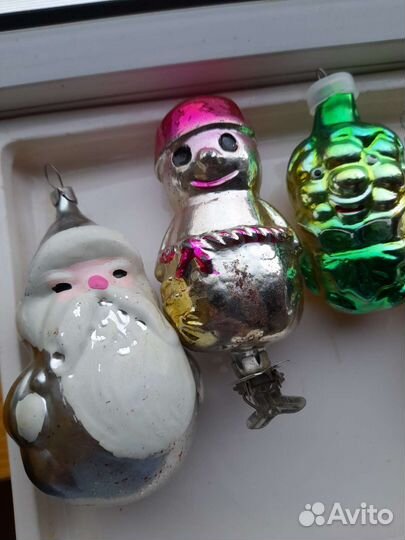 Ёлочные игрушки винтаж
