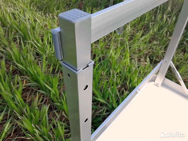 Стол раскладной (алюминий) усиленный PRO 120х60х70