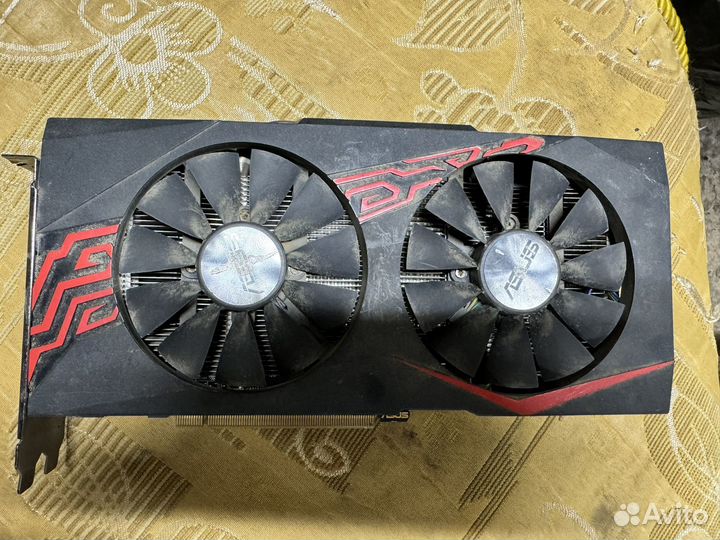 Видеокарта asus expedition RX570 4G OC