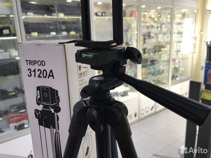 Штатив для телефонов и фотокамер 345-1020мм