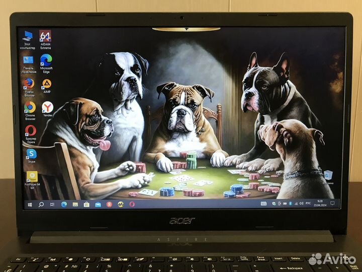 Acer A4-9120E, LED 15,6, AMD R3, M2 128G, 4GB DDR4