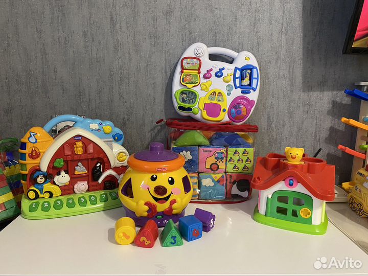 Развивающие игрушки fhiser pries,chicco,полесье