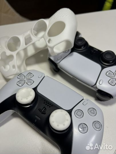 Sony playstation 5 ps5 с дисководом 2 джойстика