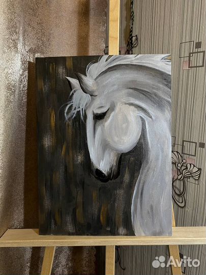 Картина ручной работы акрил