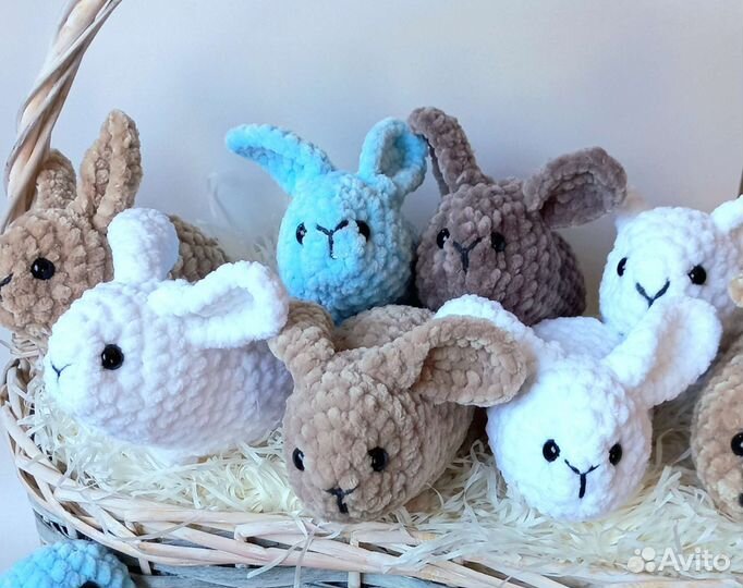 Вязаный зайка