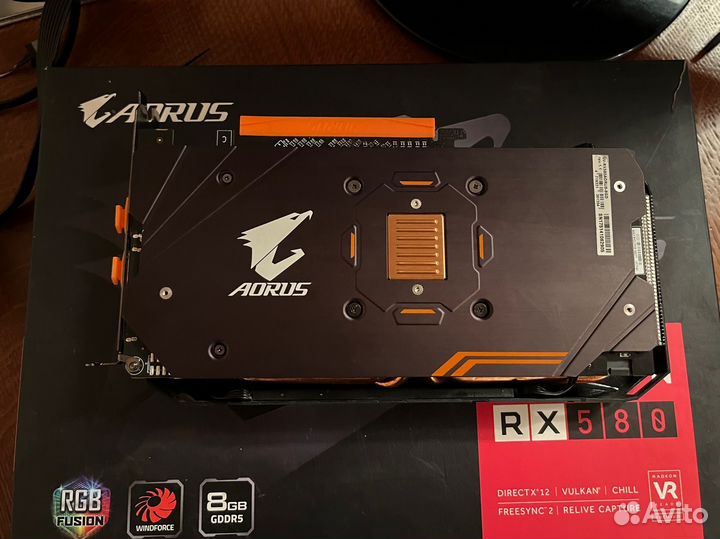 Видеокарта gigabyte Radeon RX 580 8G Aorus