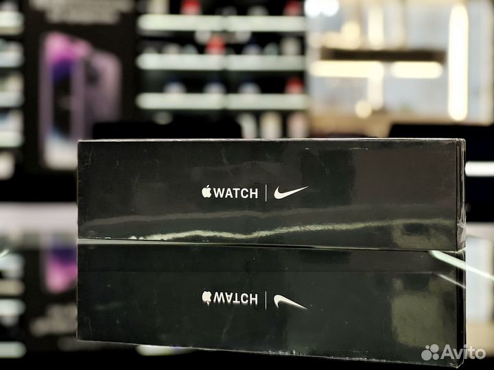 Apple Watch SE 44mm Space Gray Nike Новые