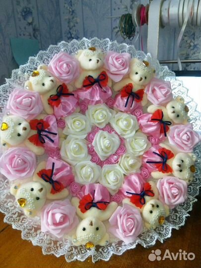 Букеты с игрушками