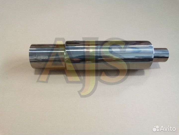 Бочка выхлопная HKS Hi-Power style большая черная вход 76мм выход 102мм