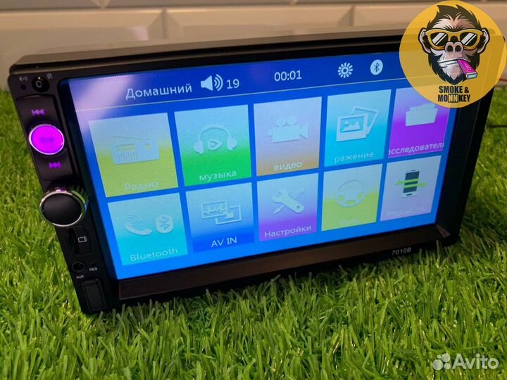 Магнитола 2 din сенсорная с bluetooth Usb T-flash