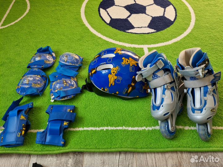 Роликовые коньки детские раздвижные