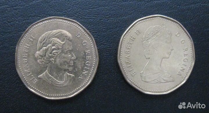 Монеты Канады. Доллары. Юбилейка