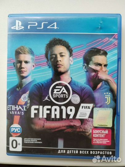 Диски игры для ps4 Fifa 19