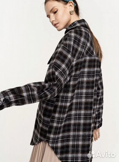 Куртка/рубашка в клетку/Befree/oversize