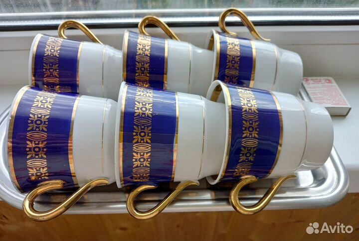 СССР Чайно-кофейные чашки. 6 шт. 