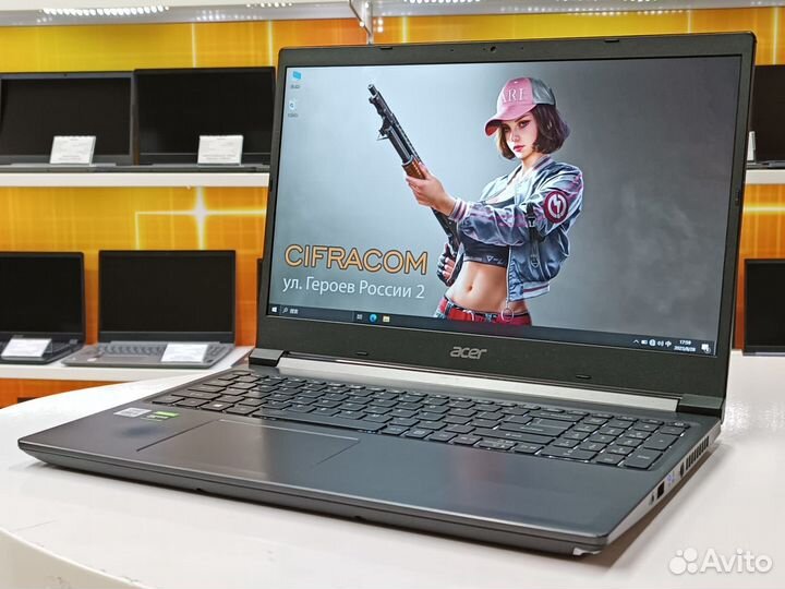 Игровой Acer 15.6''IPS Core i5 10Th 16Gb GTX1650Ti