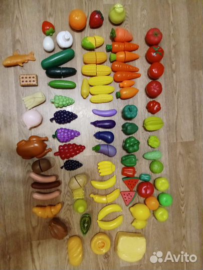 Овощи и фрукты игрушки