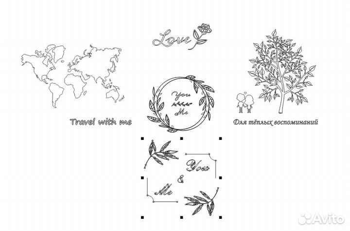 Отрисовка в векторе, лого, макет coreldraw