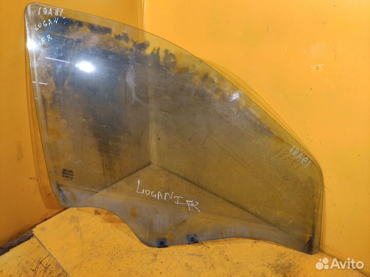 Стекло переднее правое для Renault Logan 1