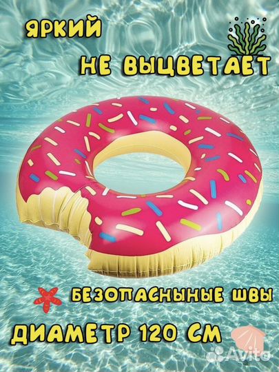 Надувной пончик и пицца