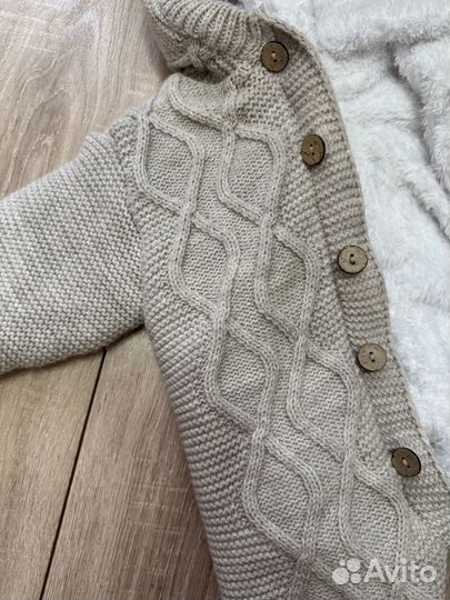 Вязаный комбинезон dishi 62-68